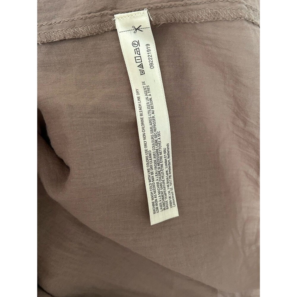 Free People Brown Tan Ruffle Darcy Mini Dress - Picture 5 of 10
